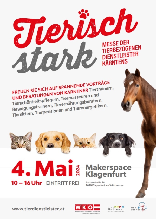 Tierisch stark - Messe der Tierbezogenen Dienstleister KÃ¤rntens